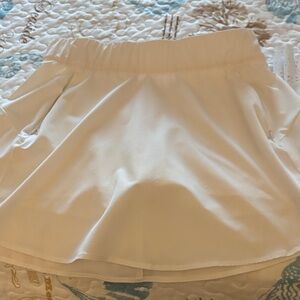 Talbots Classic White Skater Skirt